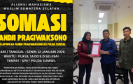Aliansi Mahasiswa Muslim Sumsel Laporkan Dugaan Penistaan Agama oleh Pandji Pragiwaksono