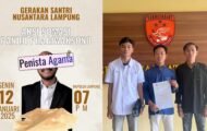 Gerakan Santri Nusantara Lampung Laporkan Dugaan Penistaan Agama ke Polda Lampung
